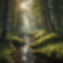 Scenic view of a national park showcasing its natural beauty and biodiversity.