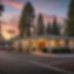 Exterior view of Pacific Motel showcasing its architecture and surroundings