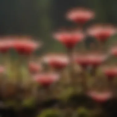 Diversity Within the Drosera Genus A collection of various Drosera species displayed together