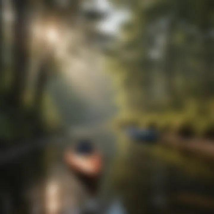 Ecological planning for a kayak launch area