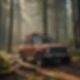 Forest landscape showcasing sustainable forestry practices