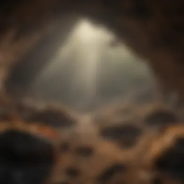 A Bat Colony: Diversity in Habitats Diverse species of bats roosting in a cave