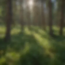 A breathtaking view of a Colorado forest showcasing diverse tree species.