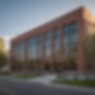 An office building representing major employers in Laramie