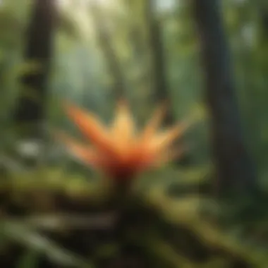 Close-up of unique flora found along the Killington hiking paths.