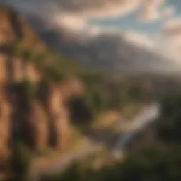 Scenic view of Colorado Springs