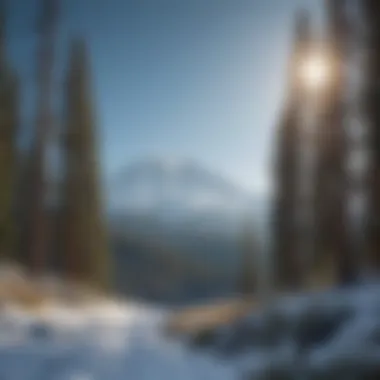 A breathtaking view of Mt. Shasta's snow-covered slopes