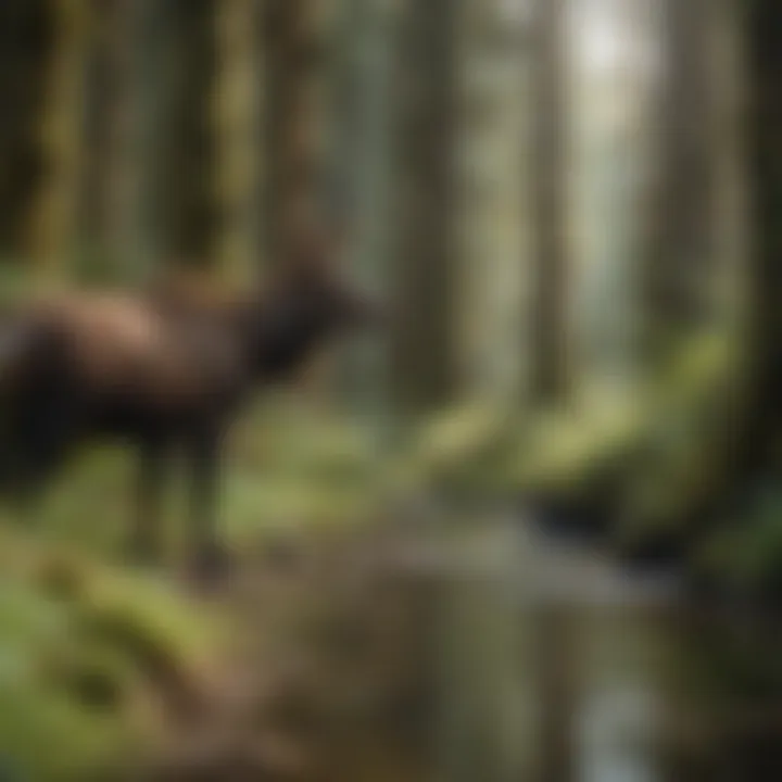 Diverse wildlife in Olympic National Park
