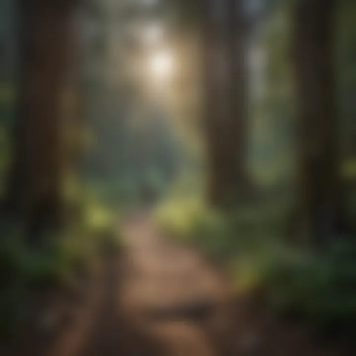 Hikers exploring the trails at Rebecca Creek Campground