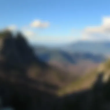 Majestic Views of the Appalachian Mountains A serene overlook showcasing the Appalachian Mountains