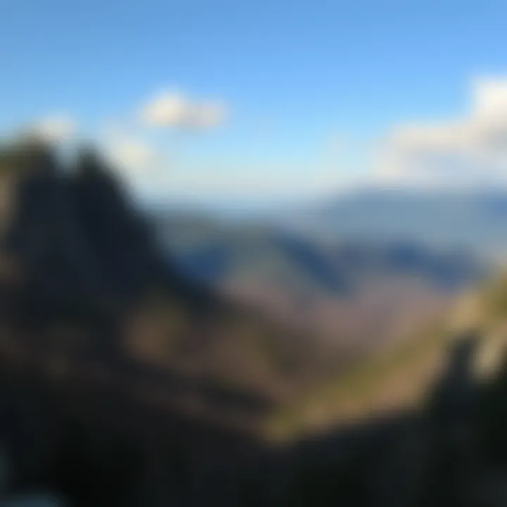 Majestic Views of the Appalachian Mountains A serene overlook showcasing the Appalachian Mountains