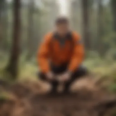 A technician conducting soil tests