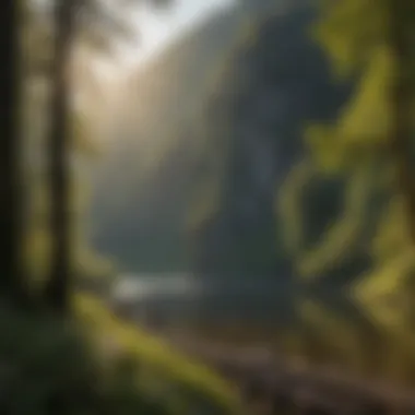 Cultural heritage site within the Columbia River Gorge illustrating local history