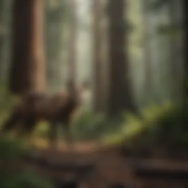 Wildlife in the Redwood Ecosystem Diverse wildlife inhabiting redwood ecosystems