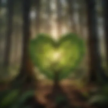Photosynthesis: The Heart of Forest Ecosystems Illustration depicting the photosynthesis process in trees