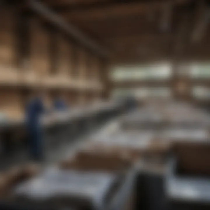 Postal workers sorting mail at a Utah Post Office