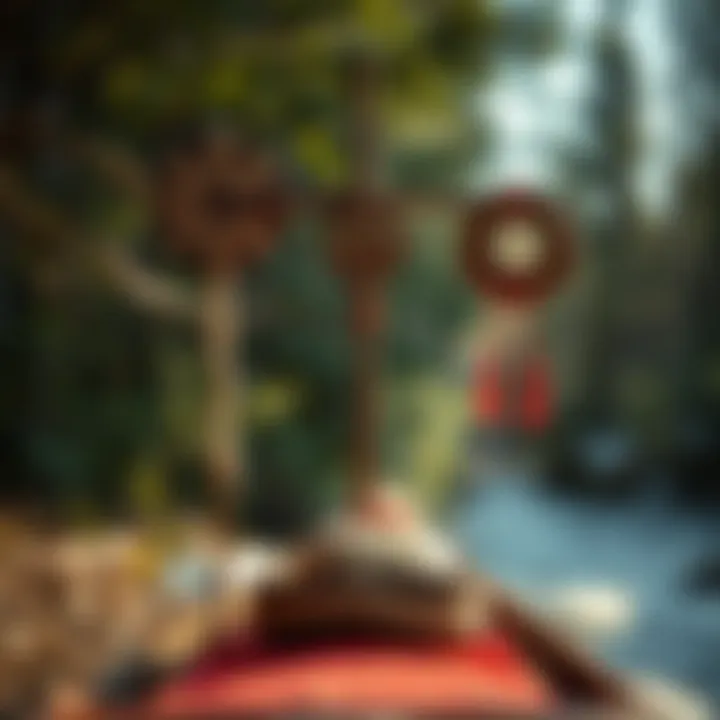 Cultural Symbols of Voyageur Traditions An artistic representation of Voyageur traditions illustrated through cultural symbols