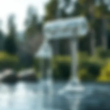 Technological Innovations in Water Purification A futuristic water purification system showcasing technological advancements.