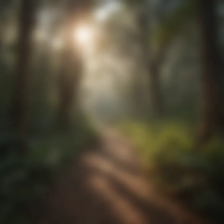 Visitors enjoying a scenic trail in a Florida State Park