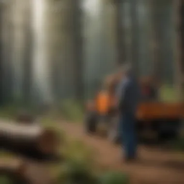 Essential Skills for Logging Professionals Infographic displaying essential skills for logging professionals