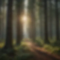 Dense forest illustrating carbon sequestration