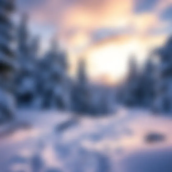 Winter Trails for Adventure Snow-covered trails for winter activities