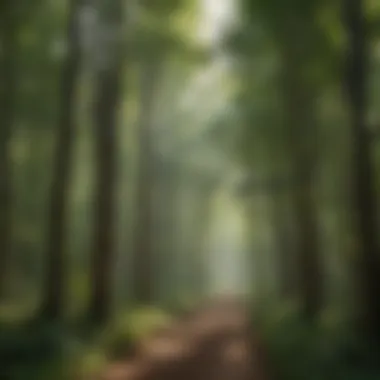 Diverse Canopy of Ohio's Forests Lush canopy of Ohio's forest exhibiting diverse tree species