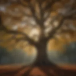 A majestic tree symbolizing strength and remembrance