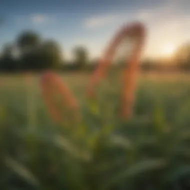 Illustration of prairie milkweed lifecycle and ecological interactions