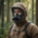 A close-up of protective clothing suitable for outdoor activities