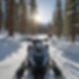 Scenic view of snow-covered mountains in Big Bear