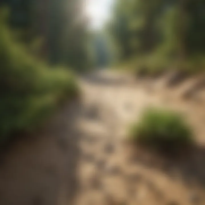 A close-up of unique plants and animals that thrive in sand river habitats.