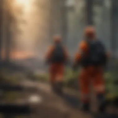 Coordinated Emergency Response During a Disaster Emergency response team coordinating during a disaster