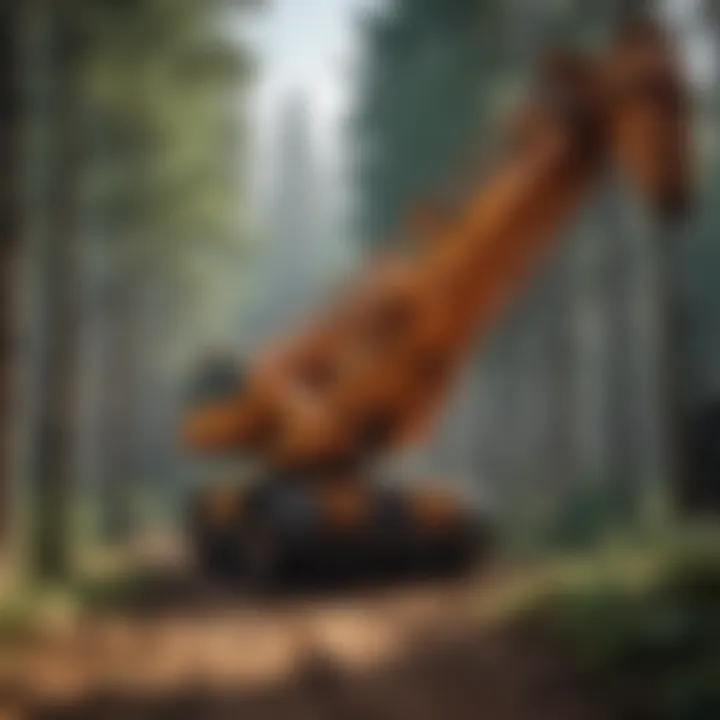 Advanced technology integration in crane operations for forestry