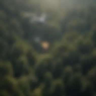 Bendix King VHF Radio in action during aerial forestry operations