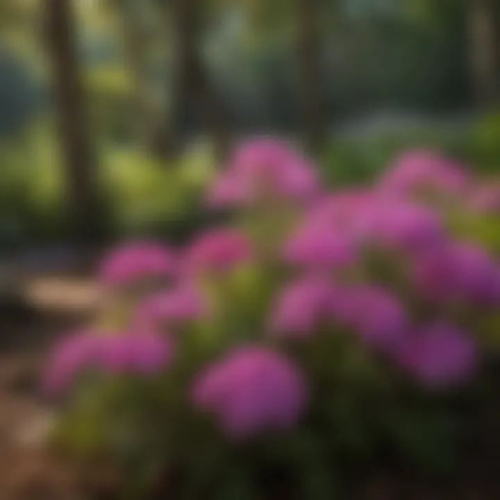 A vibrant display of various Phlox species in a Floridian garden.