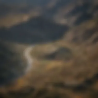 Aerial view of Nevada's varied climatic zones