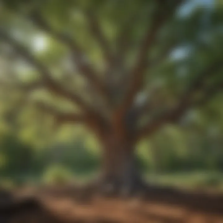 Front Range tree in its natural habitat showcasing distinctive foliage and structure