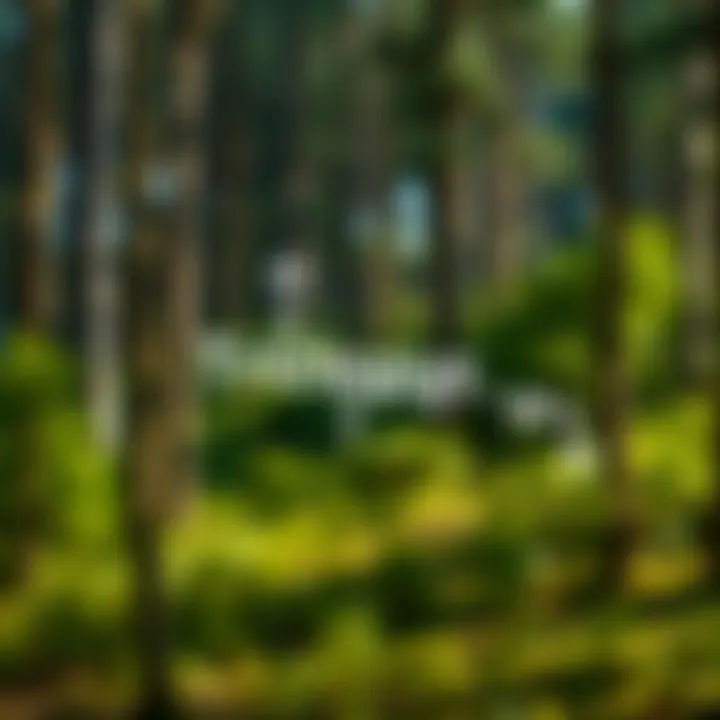 Chemical Composition of Triclopyr Chemical structure of triclopyr depicted on a backdrop of a forest ecosystem