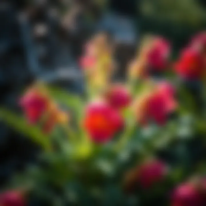 Close-up of Utah Penstemon foliage