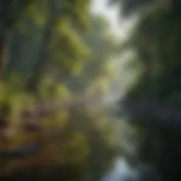 A scenic view of the Zootown River showcasing its natural beauty